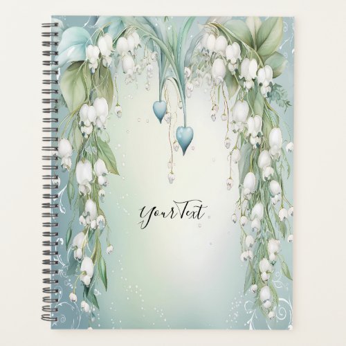 Watercolor Lily of the Valley Wedding Planner