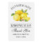 Watercolor Limoncello Thanks Mini Bottle Labels