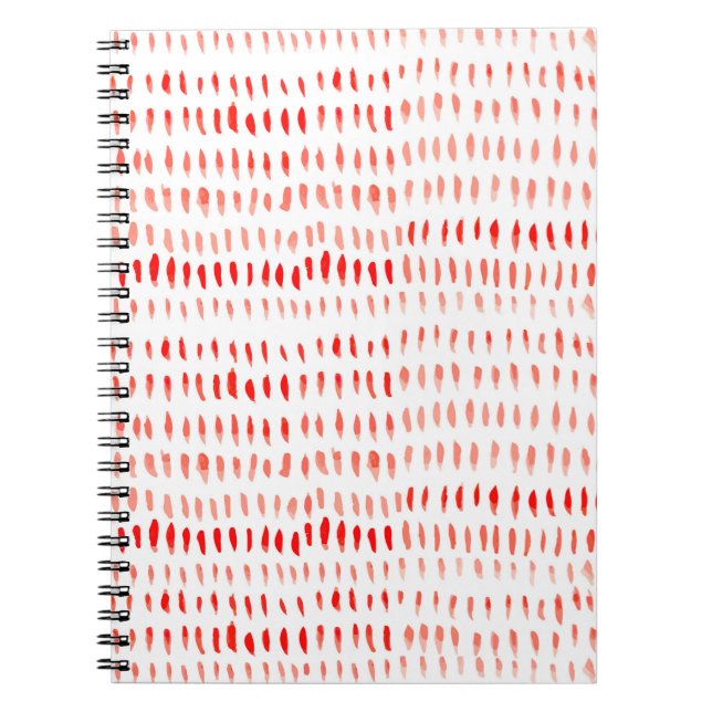 Watercolor lineart seamless pattern notebook (Front)