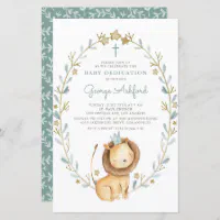 Potter's Printing Personalized Lion Baby Shower Wrapping Paper