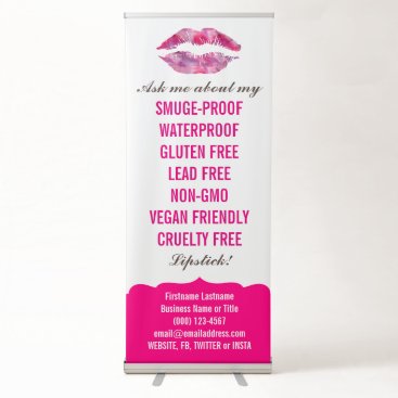 Watercolor Lips Pink and White Product Info Banner Watercolor Lips Pink and White Product Info Banner
