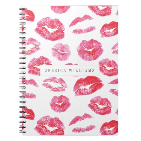 Watercolor Lipstick Lipsense Notebook