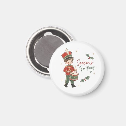 Watercolor Little Drummer Boy Magnet