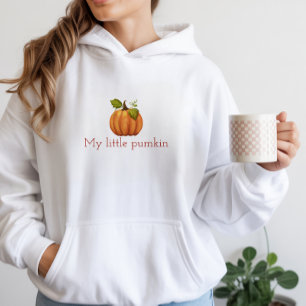 Watercolor little pumkin party thanksgiving hoodie