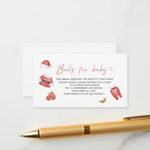  Watercolor little star Santa baby  books for baby Enclosure Card