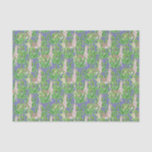 Watercolor Llama &amp; Catus Pattern Tissue Paper