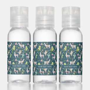 Watercolor Llama Flag Pattern Hand Sanitizer