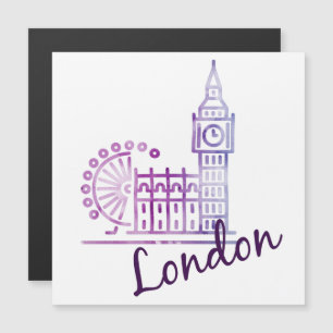 Watercolor London Big Ben Art Print – British