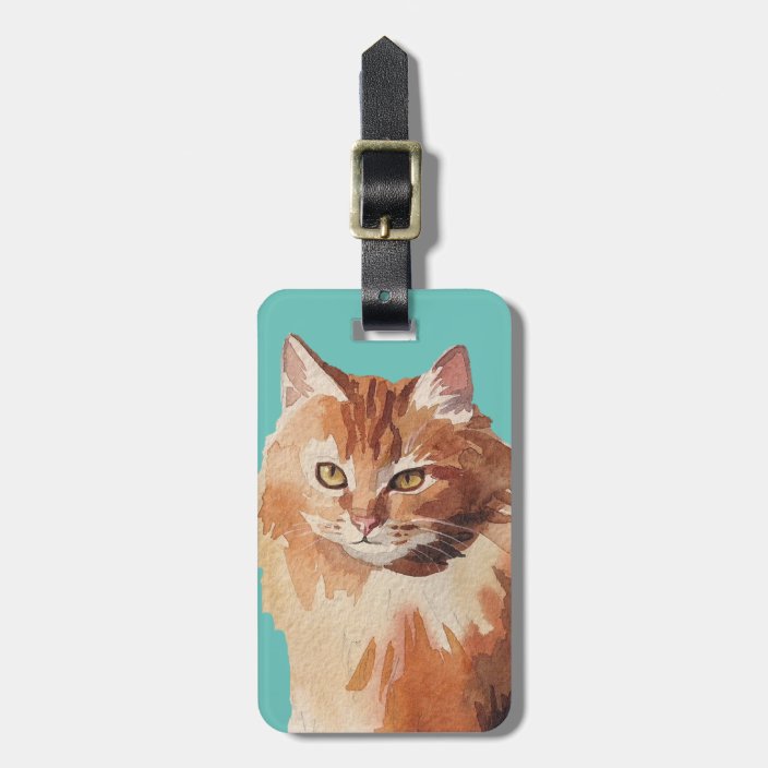 cat luggage tags