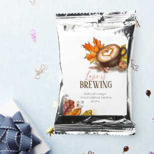 Watercolor Love Is Brewing Bridal Shower Coffee Coffee Drink Mix