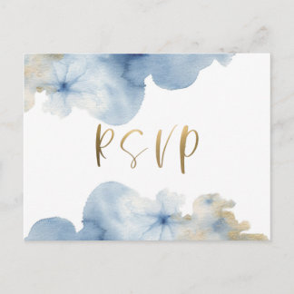 Watercolor Lux RSVP Postcard