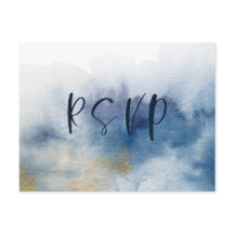 Watercolor Lux RSVP Postcard V2