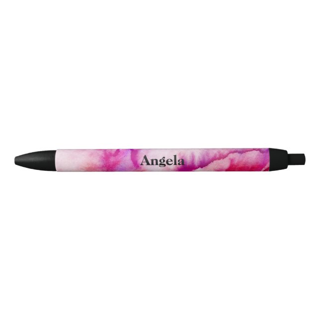 Watercolor magenta tie-dye  pen (Front)