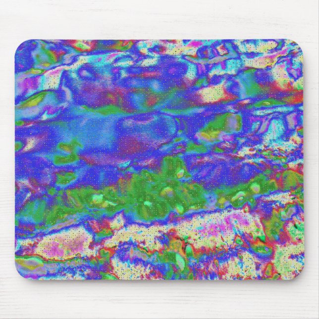 Watercolor Magic, digital abstract Mouse Pad (Front)