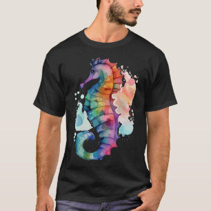 Watercolor Magic Seahourse T-Shirt