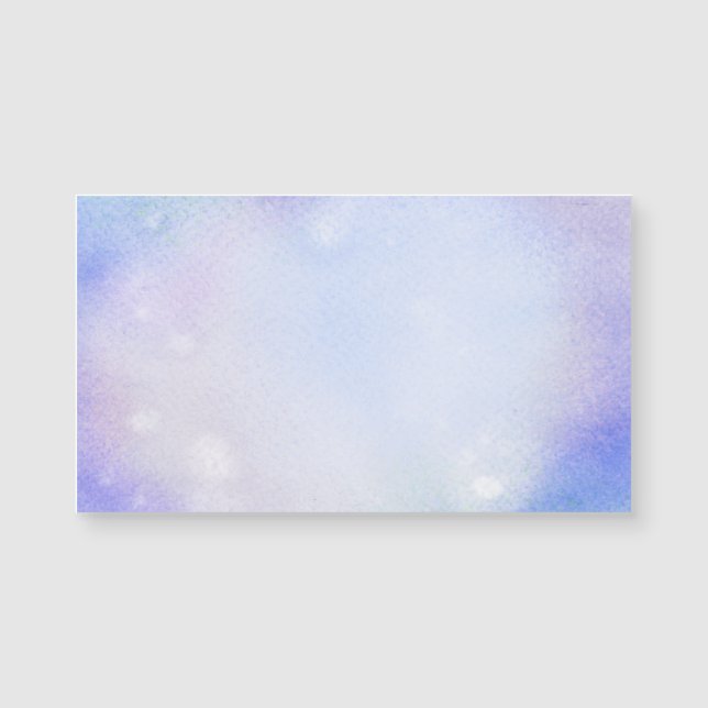 Watercolor Magnetic Business Card (Front)