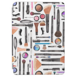 Watercolor Makeup Make-Up Artist Cosmetologist iPad Air Cover