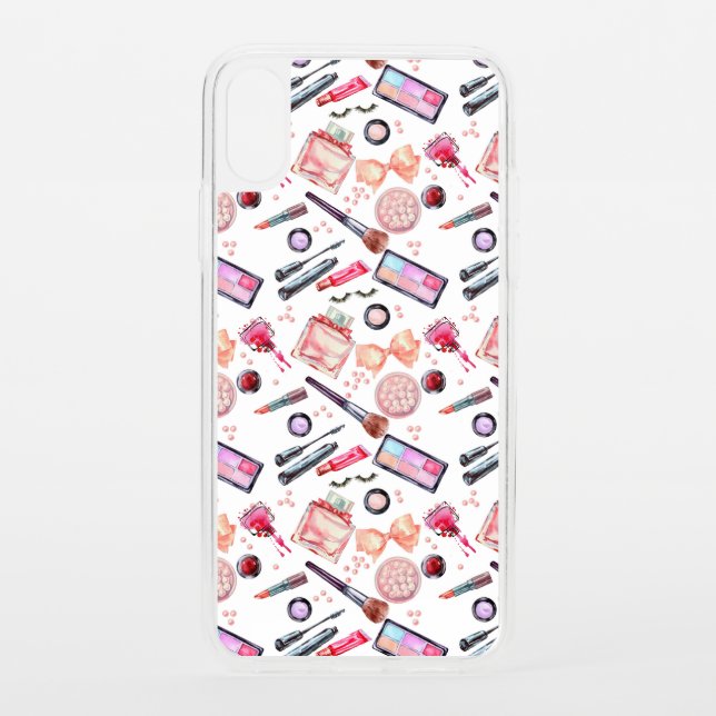 Watercolor Makeup Pattern Uncommon iPhone Case (Back)