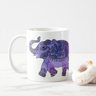 Elephant Mandala Mug, Elephant Coffee Mug, Elephant Yoga Mug, Elephant  Gifts, Mandala Coffee Mug, Meditation Gifts for Women 