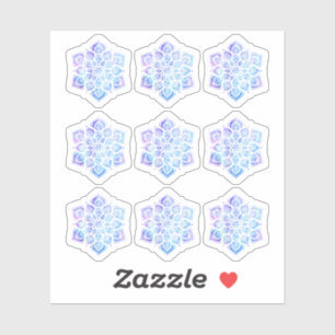 Watercolor Mandala Metaphysical Spiritual Yoga Sticker