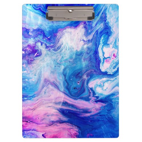 Watercolor Marble Texture Pattern Clipboard