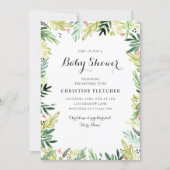 Watercolor Meadow Baby Shower Invitation (Front)