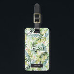 Watercolor Meadow Luggage Tag<br><div class="desc">Hand painted watercolor floral and leaf pattern by Shelby Allison.</div>