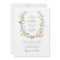Watercolor Meadow Wildflower Bohemian Wedding