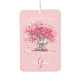 Watercolor Meditating Buddha Personalized Air Freshener