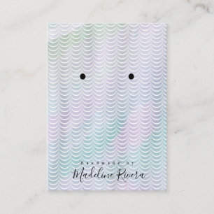 Watercolor Mermaid Artisan Earring Display Cards