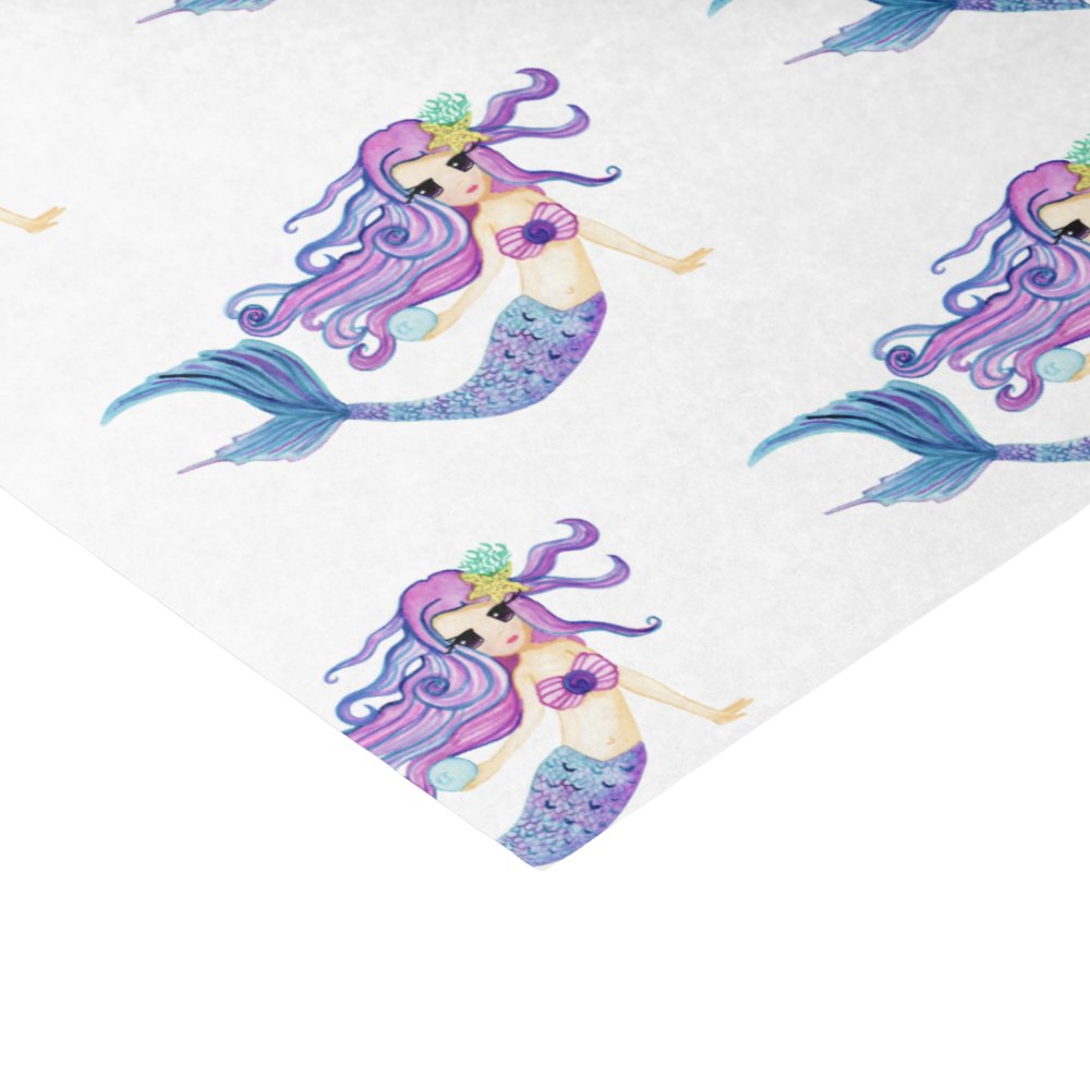 Disover Watercolor Mermaid Birthday Party Tissue Paper