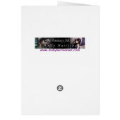 Watercolor Mermaid Card by Molly Harrison (Back)