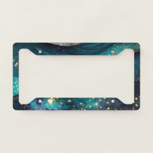 Watercolor mermaids License Plate Frame