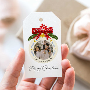 Personalized Christmas Gift Tag 3 Round Christmas Gift Tag Round Holiday  Gift Tag Gift Tags Circle Family Gift Wrapping Tag -  Israel