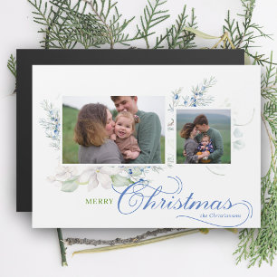 Watercolor Merry Christmas Script Juniper Photo