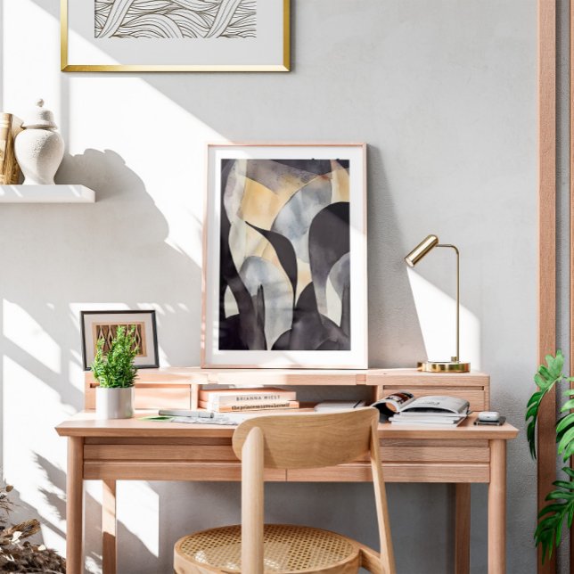 Watercolor Minimalist Boho Wall Art, Abstract Poster (Creator Uploaded)