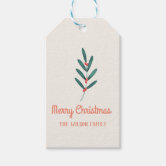 Script Family Gift Tags