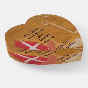 Watercolor Miter St. Nick's Day Dutch Sinterklaas Paperweight