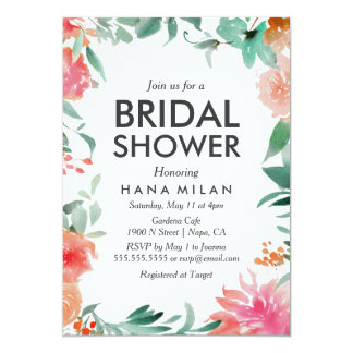 Contemporary Bridal Shower Invitations 4