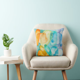 Watercolor/ Modern/ Pattern/ Print/ Pillow/ Design Throw Pillow