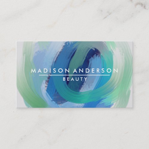 Watercolor Modern Simple  Classic Beauty Pink Business Card