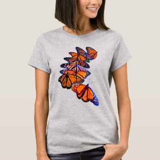 Watercolor Monarch Butterfly Migration T-Shirt