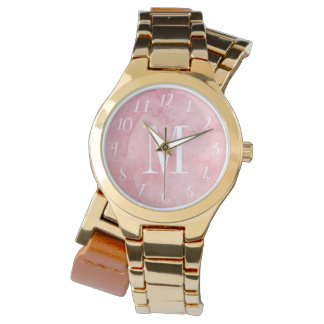 Watercolor Monogrammed Watch