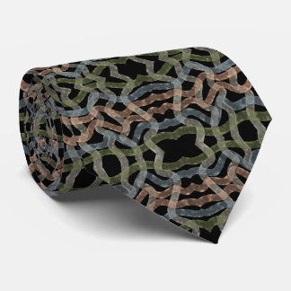 Watercolor Mopping Brushstrokes In Soft Pastel Neck Tie
