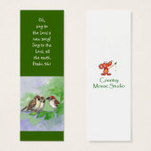 Watercolor Mother Bird Scripture Bible Bookmark (Front & Back)