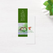 Watercolor Mother Bird Scripture Bible Bookmark (Desk)