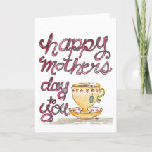 Watercolor Mother’s Day Card