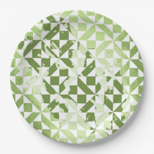 Watercolor motifs 3 paper plates