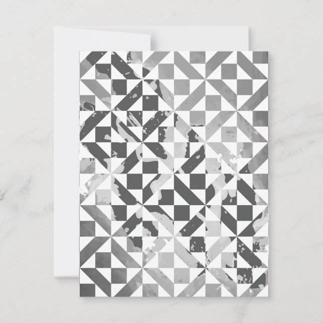 Watercolor motifs 4 note card (Front)