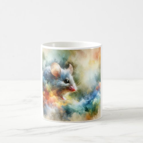 Watercolor Mouse AREF562 _ Watercolor Coffee Mug